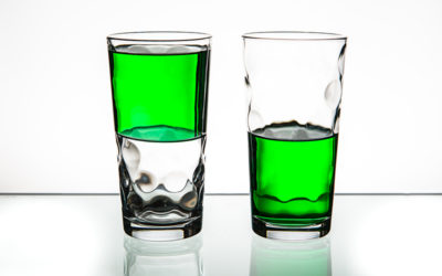 Look at the glass as half full